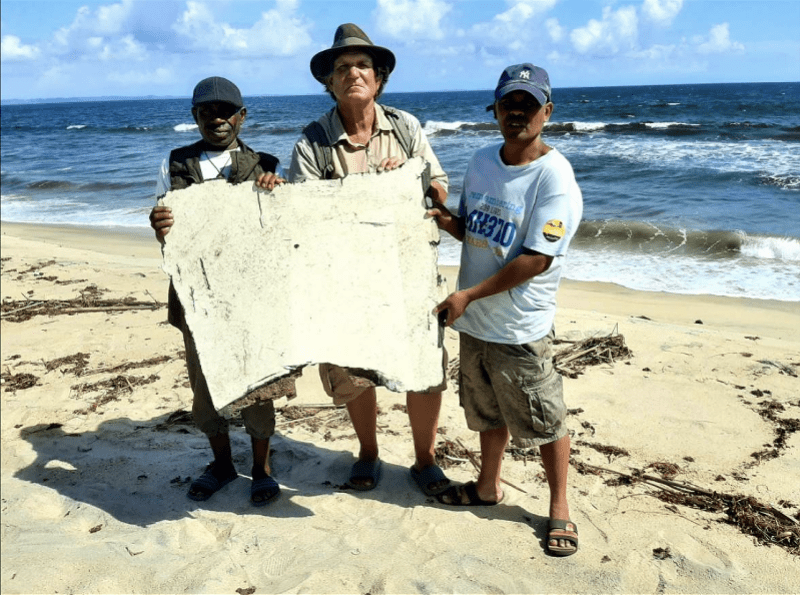 MH370關鍵碎片曾被漁民當做洗衣板 機上包括154名中國乘客